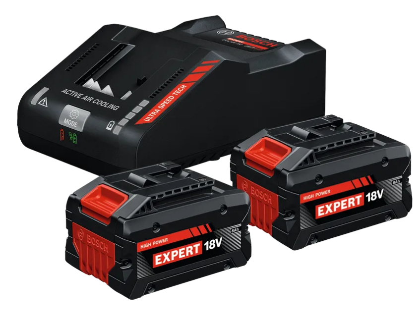 Bild zum Artikel 2 Akku 8,0Ah, Ladegerät EXAL 18V-160